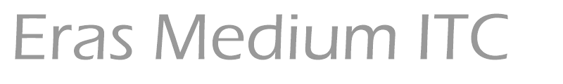 Eras Medium ITC