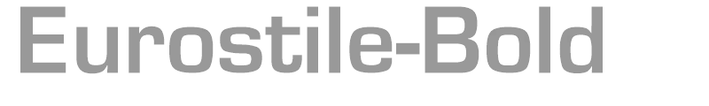 Eurostile-Bold