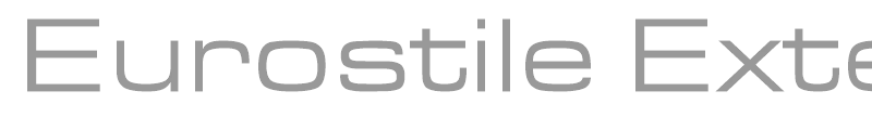 Eurostile Extended