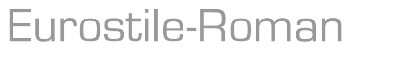 Eurostile-Roman