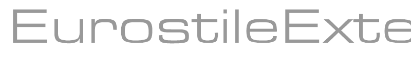 EurostileExtended-Roman-DTC
