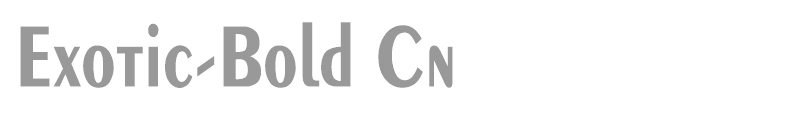 Exotic-Bold Cn