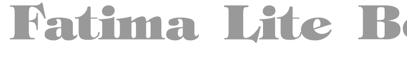 Fatima Lite Bold