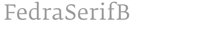 FedraSerifB