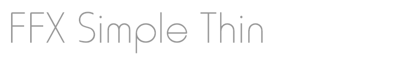 FFX Simple Thin