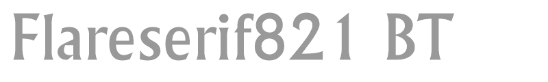 Flareserif821 BT