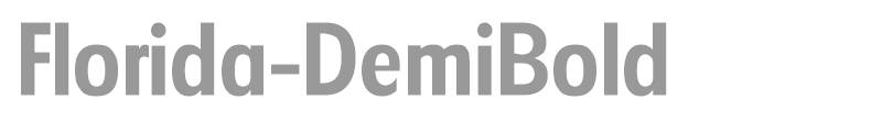 Florida-DemiBold