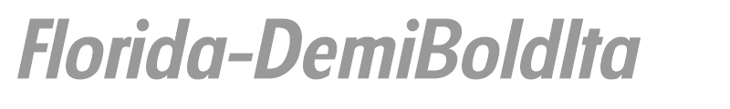 Florida-DemiBoldIta