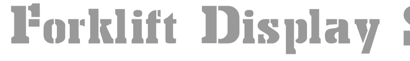 Forklift Display SSi