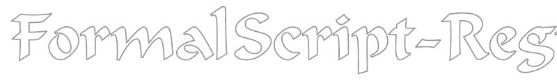 FormalScript-Regular Ho