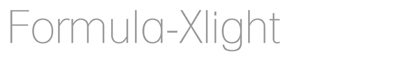 Formula-Xlight