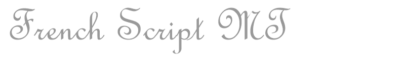 French Script MT