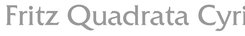 Fritz Quadrata Cyrillic