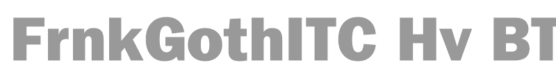 FrnkGothITC Hv BT