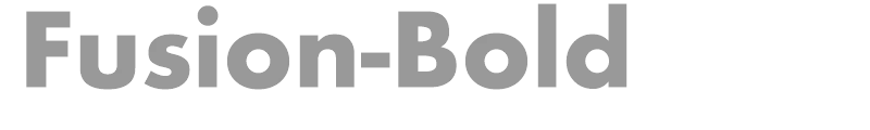 Fusion-Bold