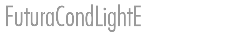 FuturaCondLightE