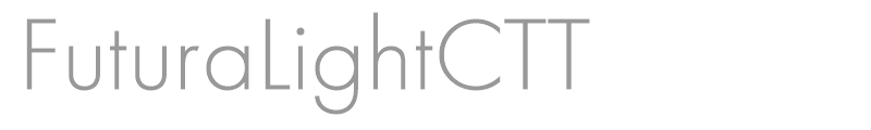 FuturaLightCTT