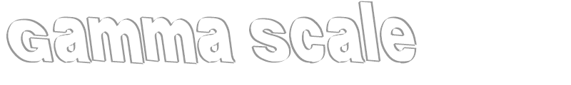 Gamma Scale