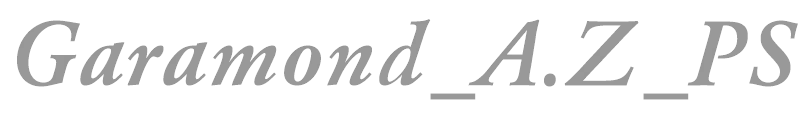 Garamond_A.Z_PS
