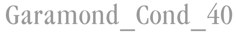 Garamond_Cond_40