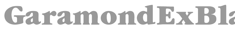 GaramondExBlackSSK