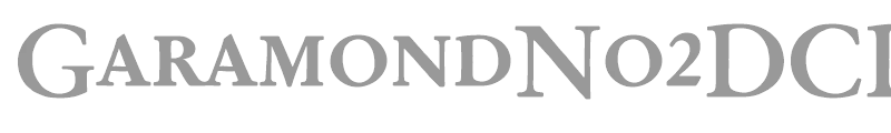 GaramondNo2DCDMed