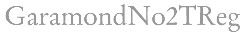 GaramondNo2TReg