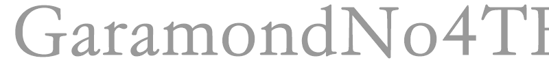 GaramondNo4TEELig