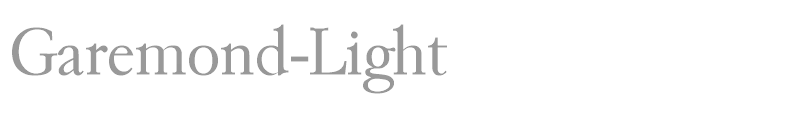 Garemond-Light
