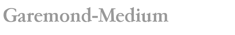 Garemond-Medium