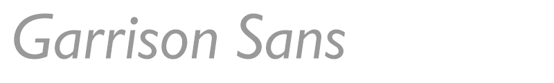 Garrison Sans