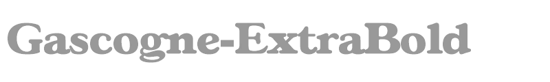 Gascogne-ExtraBold