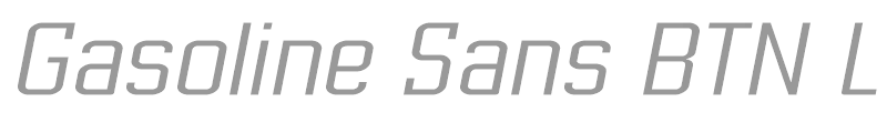 Gasoline Sans BTN Lt