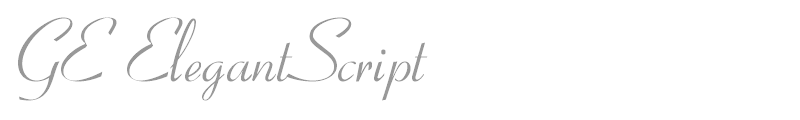 GE ElegantScript