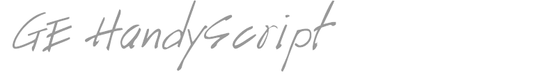 GE HandyScript