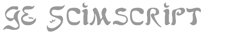 GE Scimscript