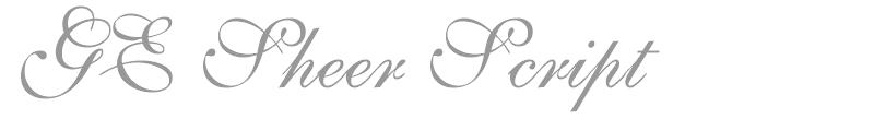 GE Sheer Script