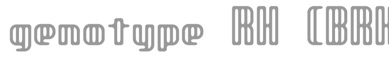 genotype RH (BRK)