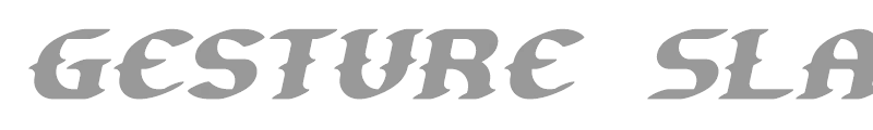 Gesture Slant BRK