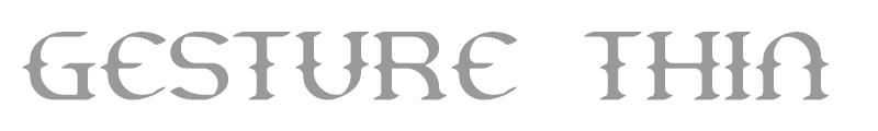 Gesture Thin BRK
