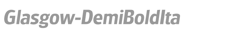 Glasgow-DemiBoldIta