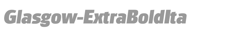 Glasgow-ExtraBoldIta