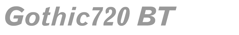Gothic720 BT