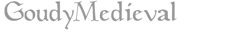 GoudyMedieval