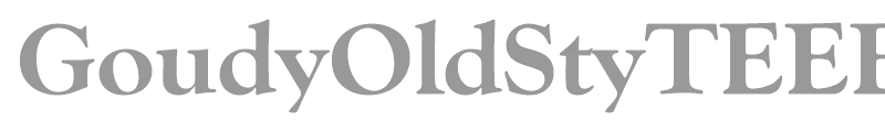 GoudyOldStyTEEExtBol