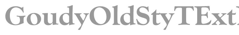 GoudyOldStyTExtBol