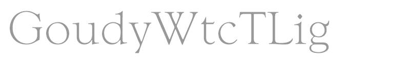 GoudyWtcTLig