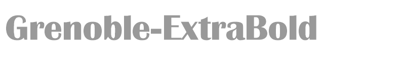 Grenoble-ExtraBold