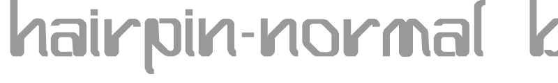 Hairpin-Normal Bold