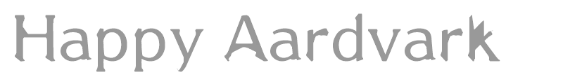 Happy Aardvark